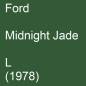 Preview: Ford, Midnight Jade, L (1978).